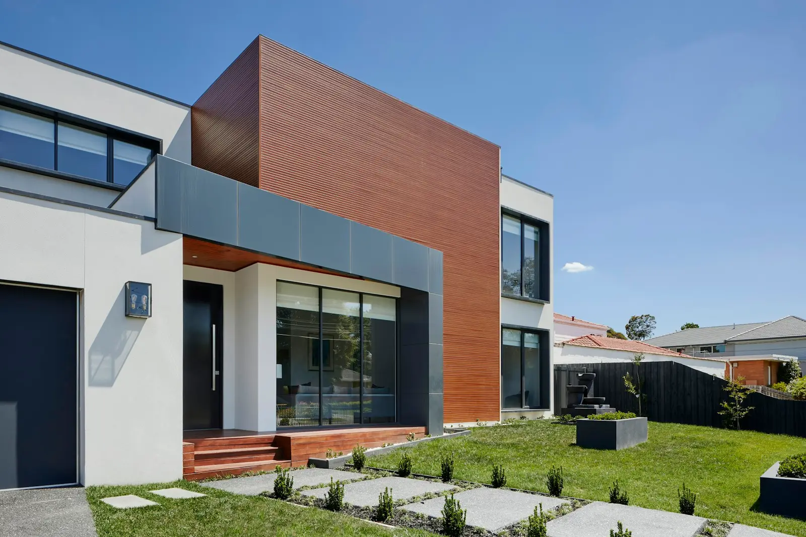 Upscale North Texas suburban home on a clear day — the kind of house FreshKey buys in any condition